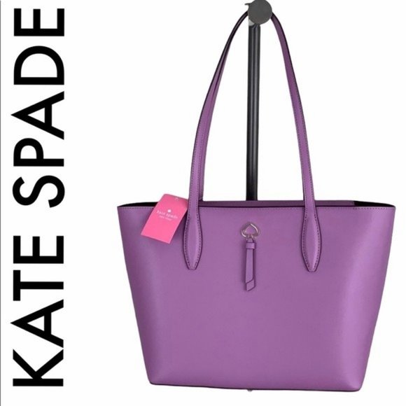 kate spade Handbags - KATE SPADE NWT LAVENDER PURPLE LEATHER TOTE